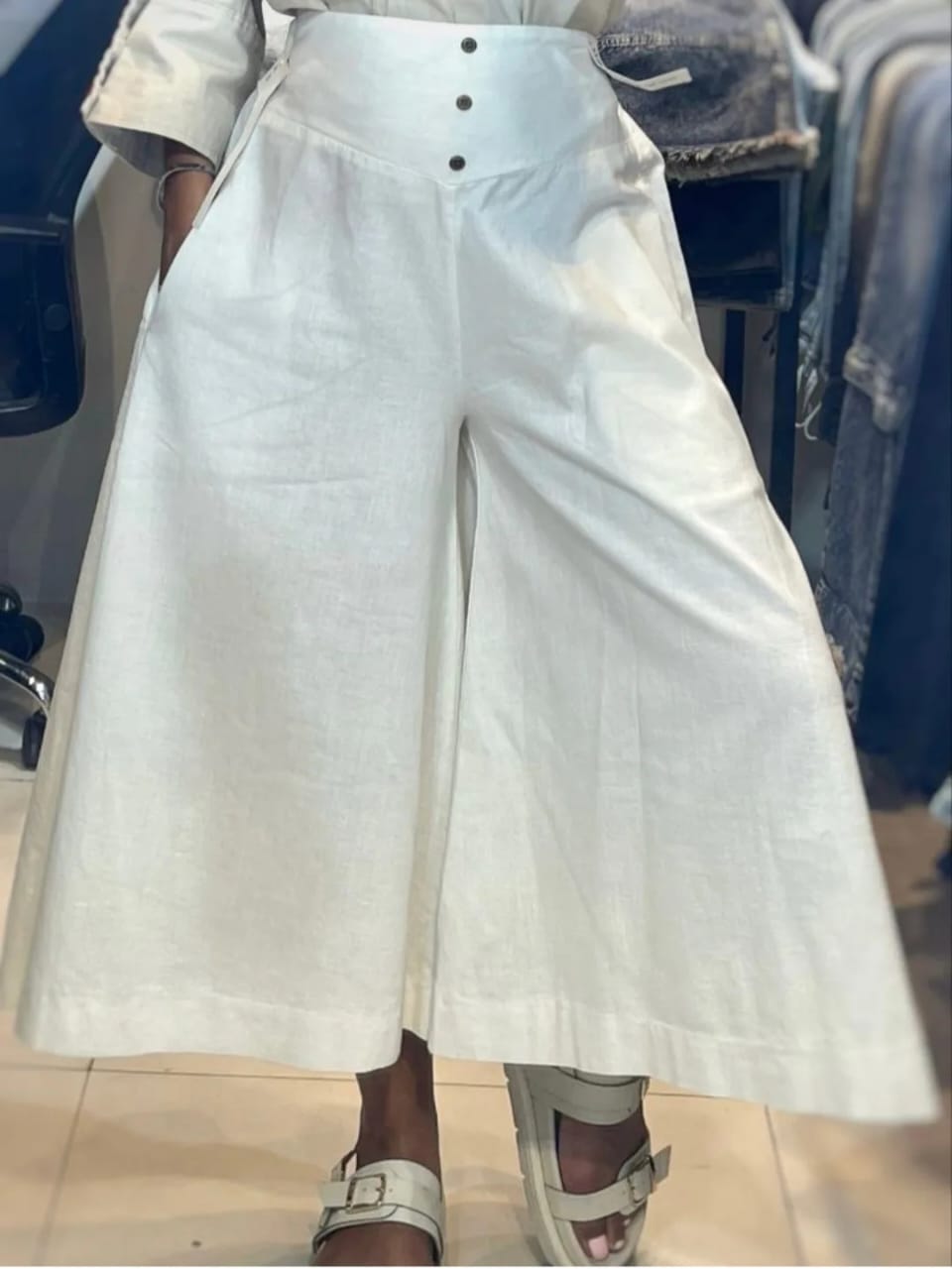 دامن شلواری لنین درجه یک